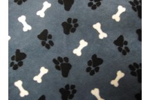 Light Blue Paws and Bones